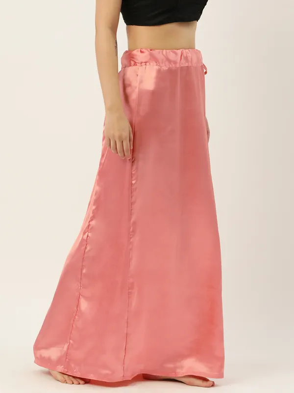 Apricot_Elastane_Flared_Saree_Petticoat_For_Women