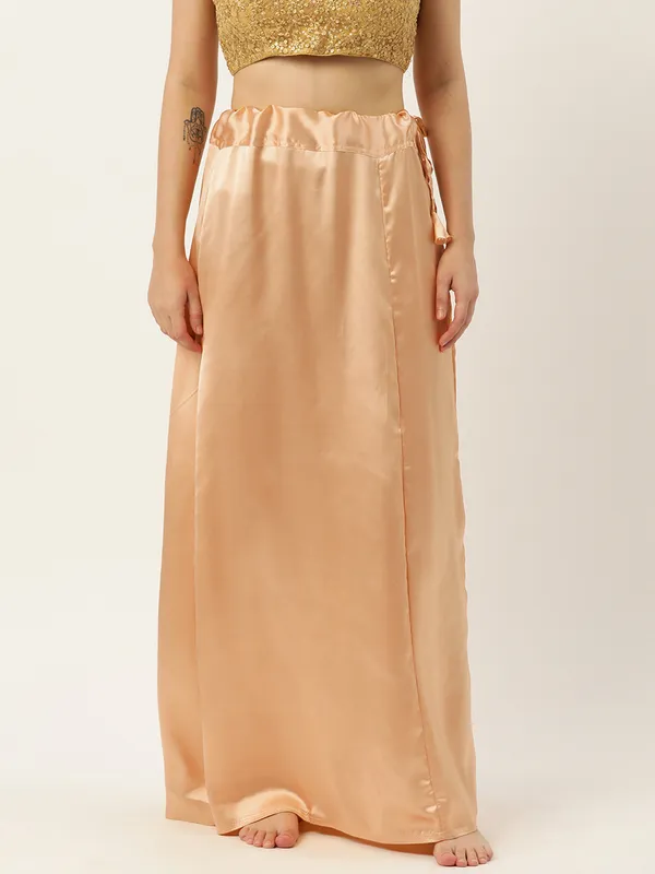 Beige_Elastane_Flared_Saree_Petticoat_For_Women