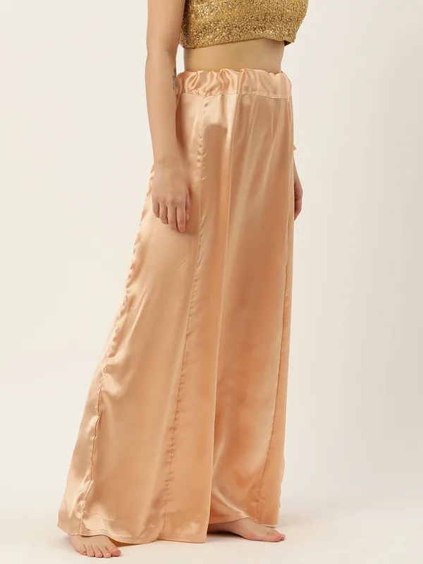 Beige_Elastane_Flared_Saree_Petticoat_For_Women