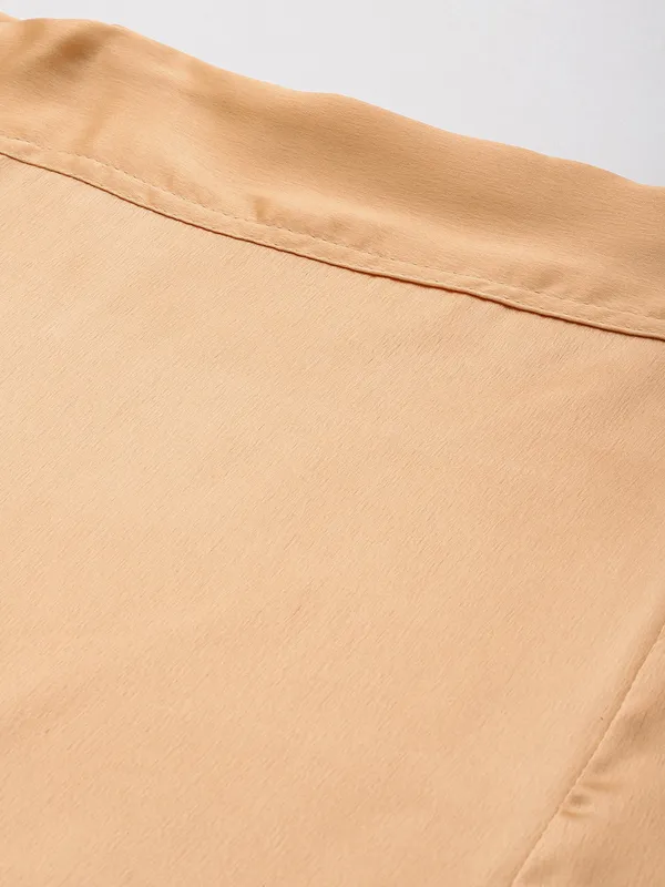Beige_Elastane_Flared_Saree_Petticoat_For_Women
