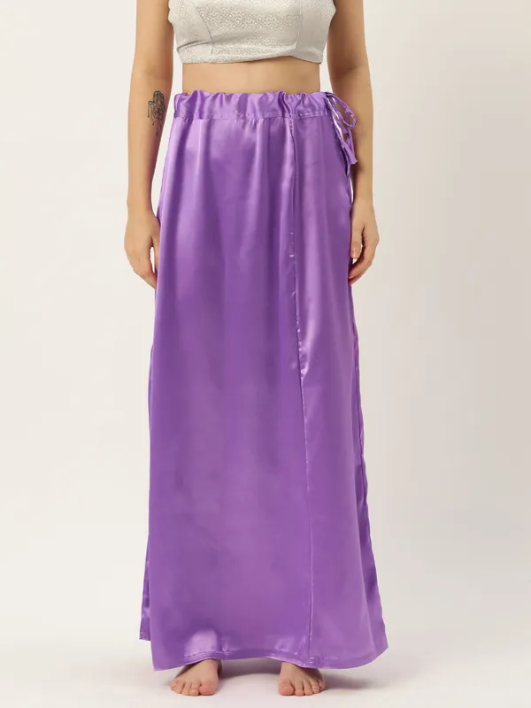 Lavender_Elastane_Flared_Saree_Petticoat_For_Women