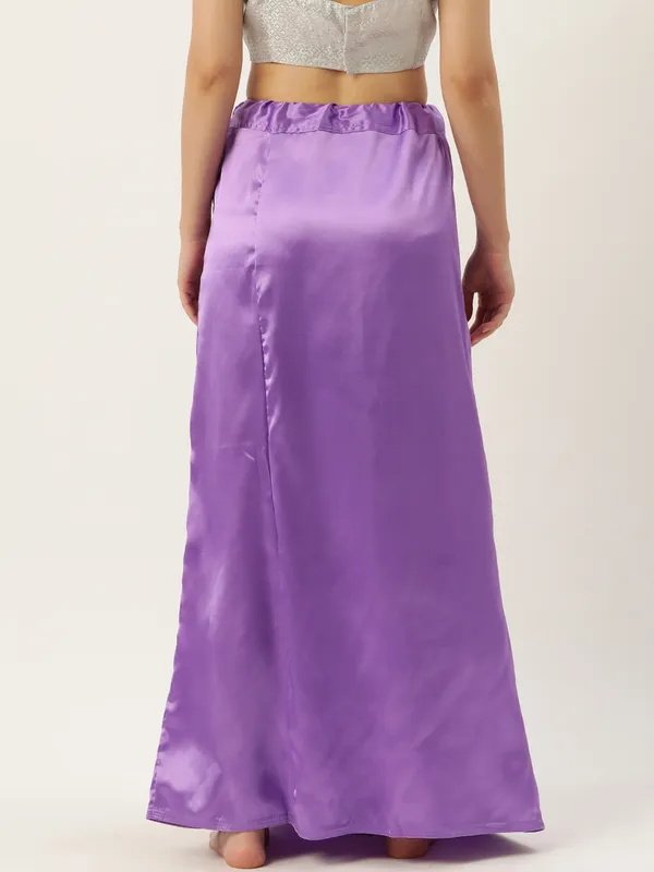 Lavender_Elastane_Flared_Saree_Petticoat_For_Women