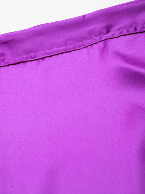 Purple_Elastane_Flared_Saree_Petticoat_For_Women