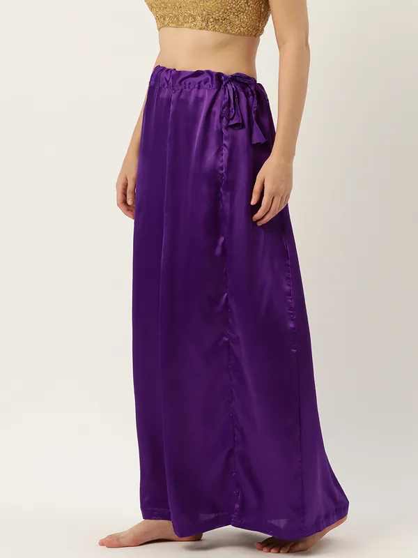 Violet_Elastane_Flared_Saree_Petticoat_For_Women