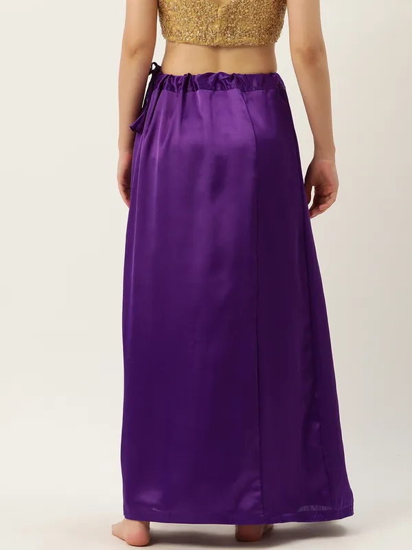 Violet_Elastane_Flared_Saree_Petticoat_For_Women