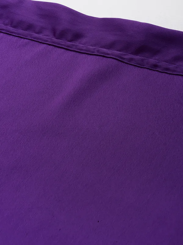 Violet_Elastane_Flared_Saree_Petticoat_For_Women