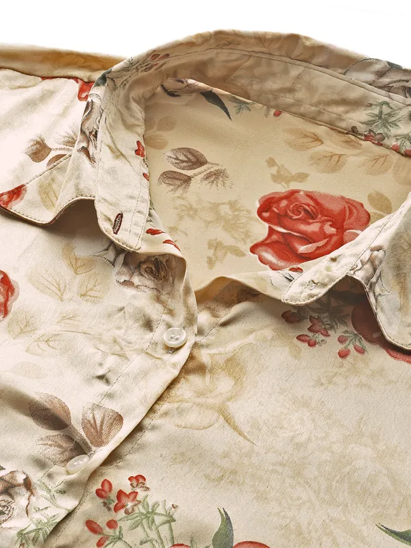 Peach_Nightwear_Sleepshirt/_Nighty_For_Women
