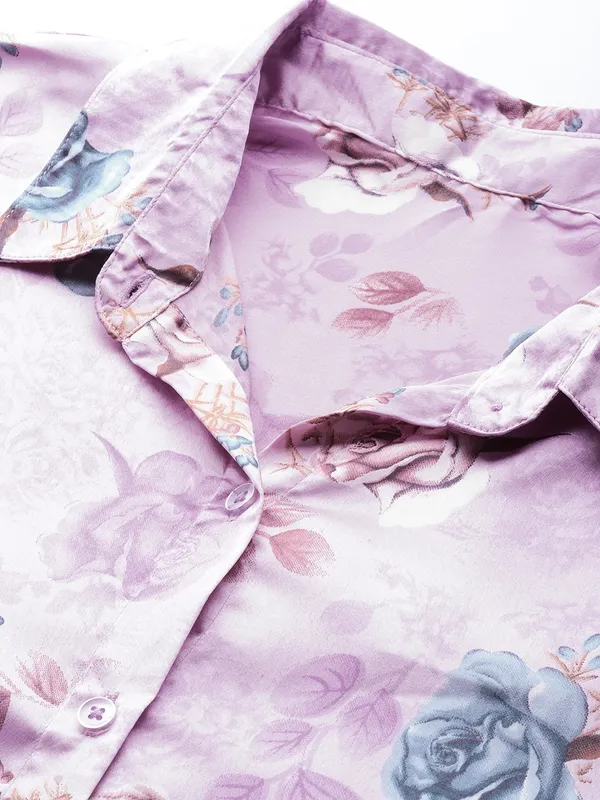 Purple_Nightwear_Sleepshirt/_Nighty_For_Women