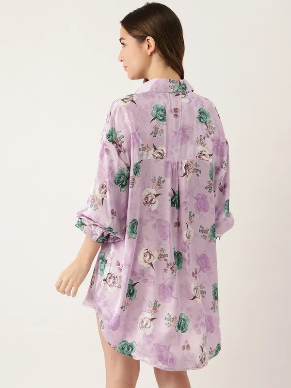 Purple_Nightwear_Sleepshirt/_Nighty_For_Women