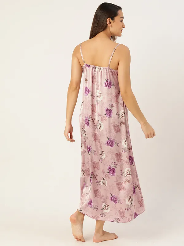 Purple_Floral_Print_Satin_Nightwear/_Nighty_For_Women