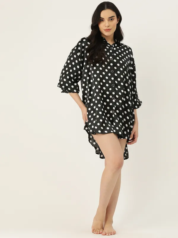 Black_Babydoll_Sleepshirt/_Nighty_For_Women