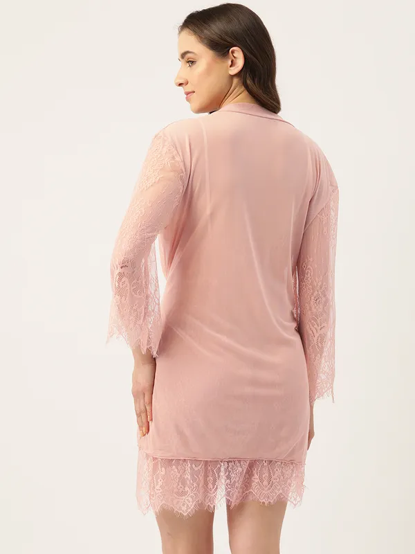 Beige_Full_Lace_Babydoll_Lingerie/Nighty_With_Robe_&_Thong