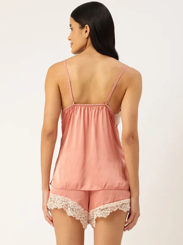Peach_Essential_Satin_Silk_Cami_Short_Set_For_Women