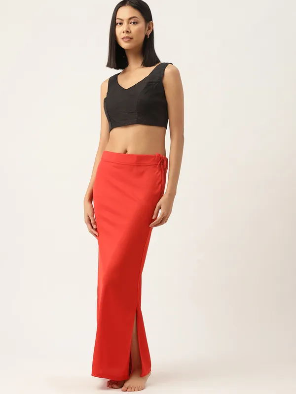 Red_Solid_Saree_Shapewear_For_Women