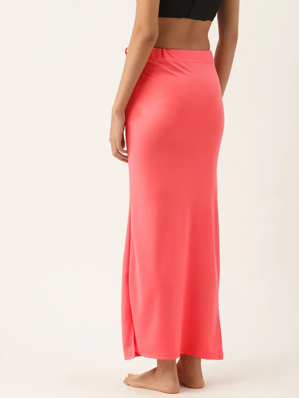 Peach_Solid_Saree_Shapewear_For_Women