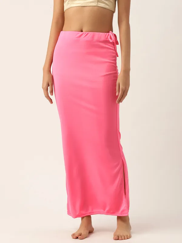 Pink_Solid_Saree_Shapewear_For_Women