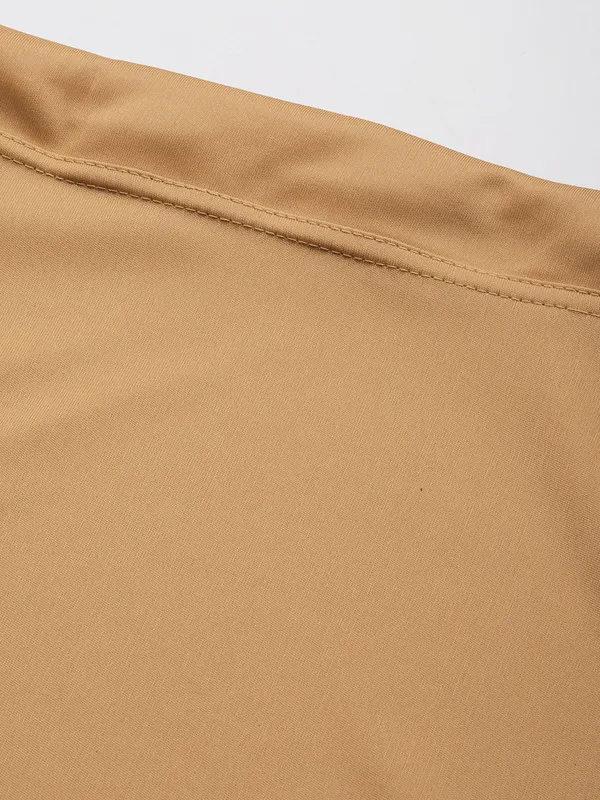 Light_Brown_Solid_Saree_Shapewear_For_Women