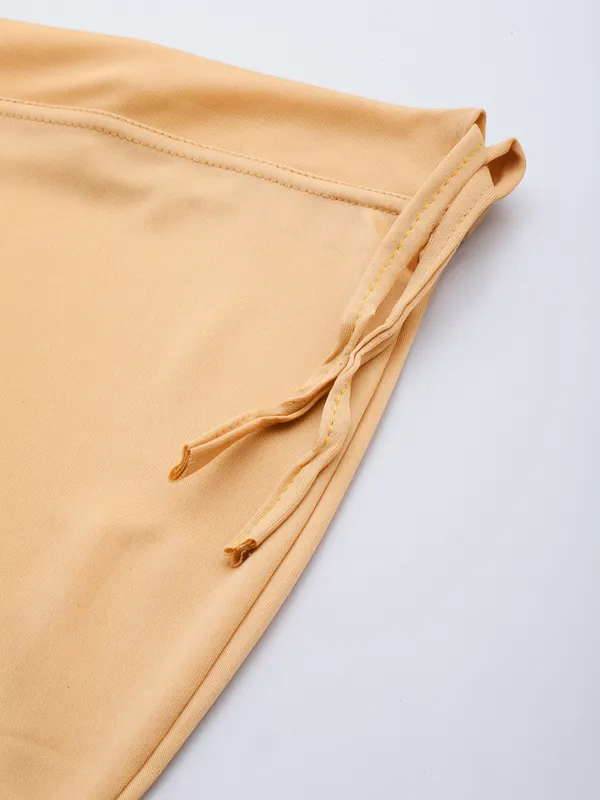 Beige_Solid_Saree_Shapewear_For_Women