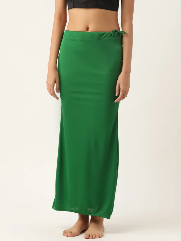 Green_Solid_Saree_Shapewear_For_Women