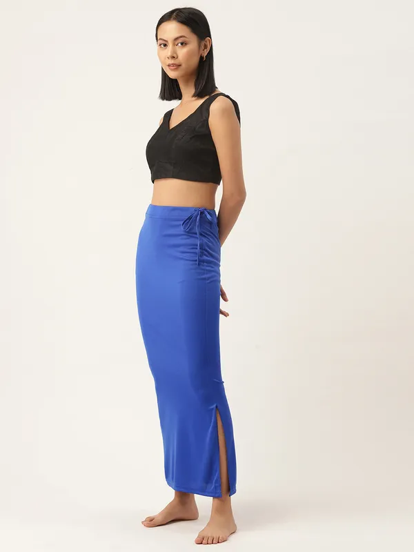 Royal_Blue_Solid_Saree_Shapewear_For_Women