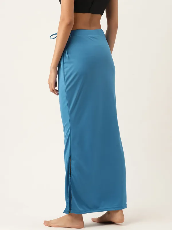 Sky_Blue_Solid_Saree_Shapewear_For_Women