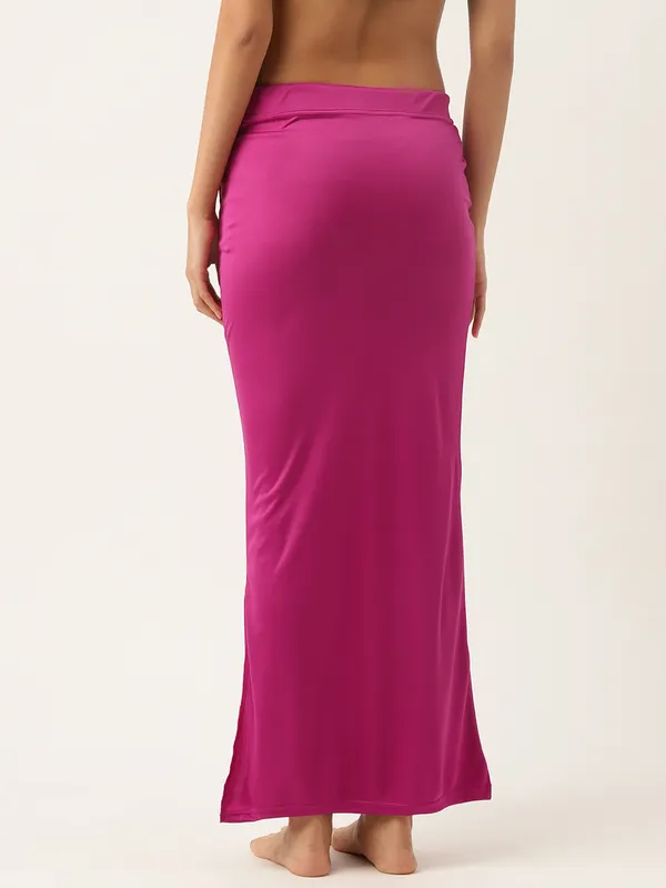 Magenta_Solid_Saree_Shapewear_For_Women