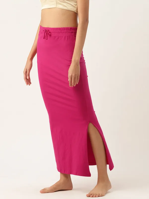 Rose_Solid_Knitted_Saree_Shapewear_For_Women