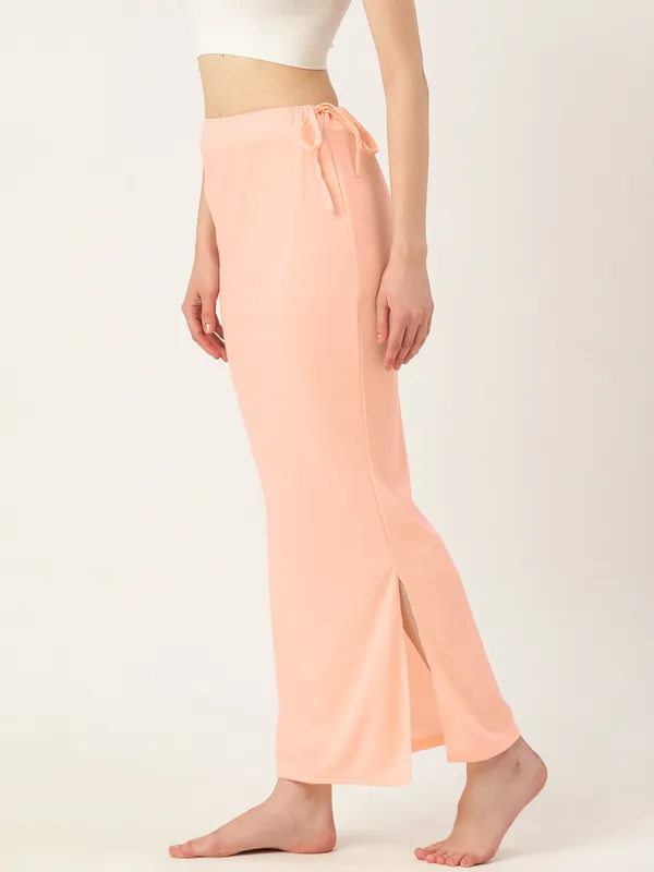 Peach_Puff_Solid_Saree_Shapewear_For_Women