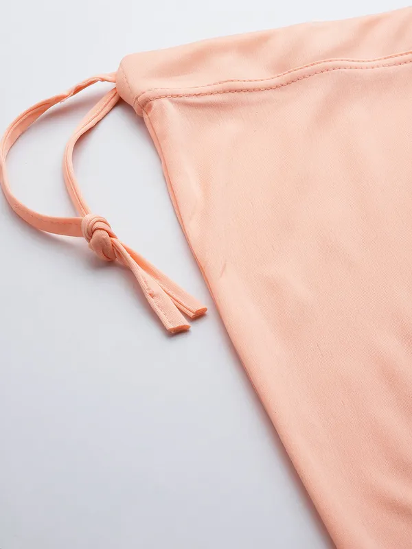 Peach_Puff_Solid_Saree_Shapewear_For_Women