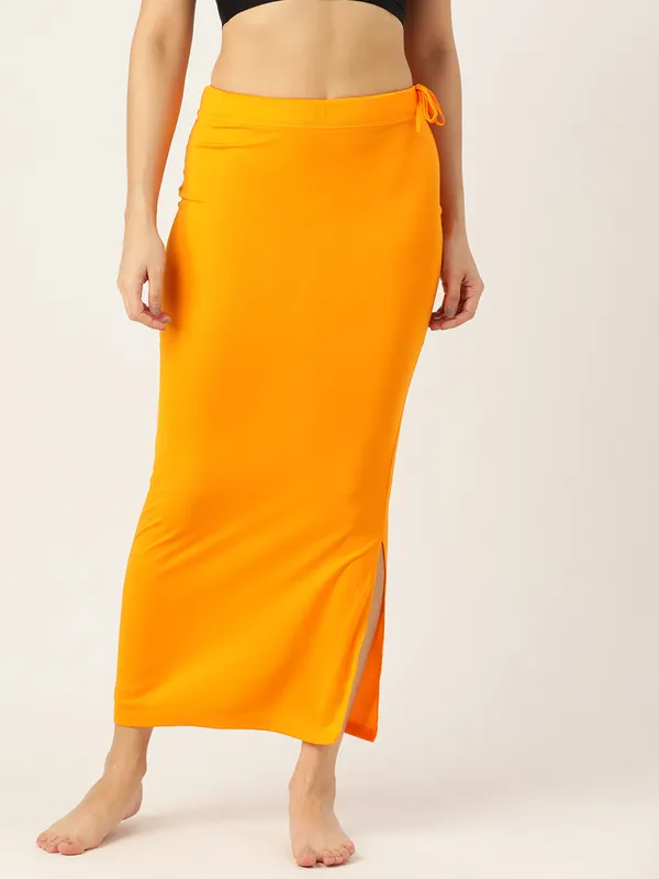 Deep_Yellow_Solid_Saree_Shapewear_For_Women