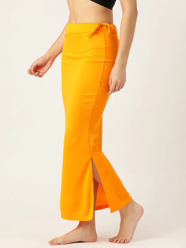 Deep_Yellow_Solid_Saree_Shapewear_For_Women