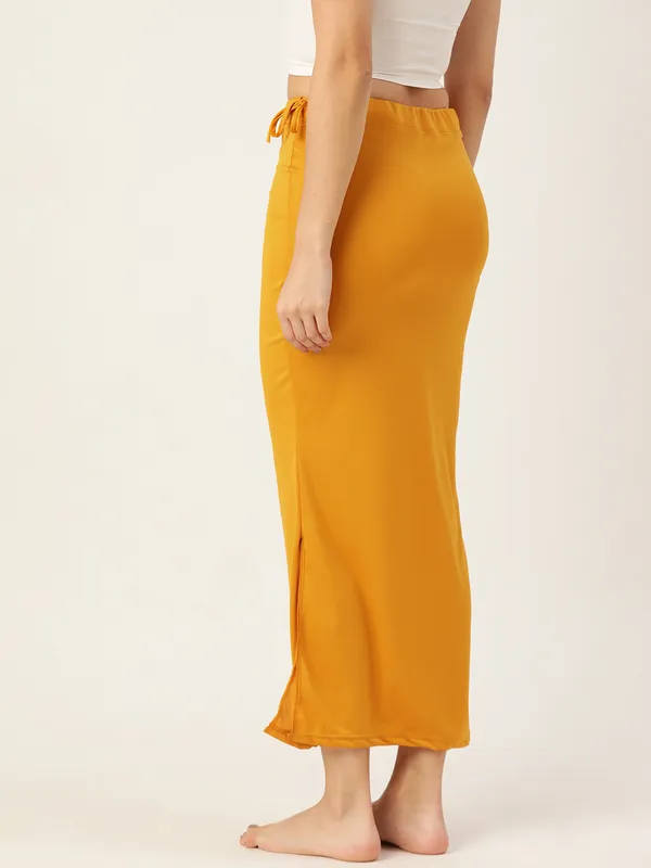 Tumeric_Shade_Solid_Saree_Shapewear_For_Women