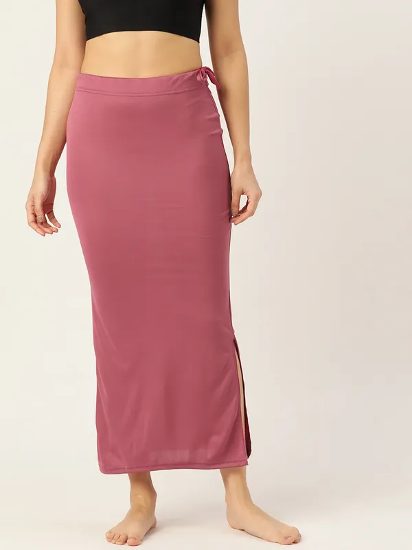 Purple_Puff_Solid_Saree_Shapewear_For_Women
