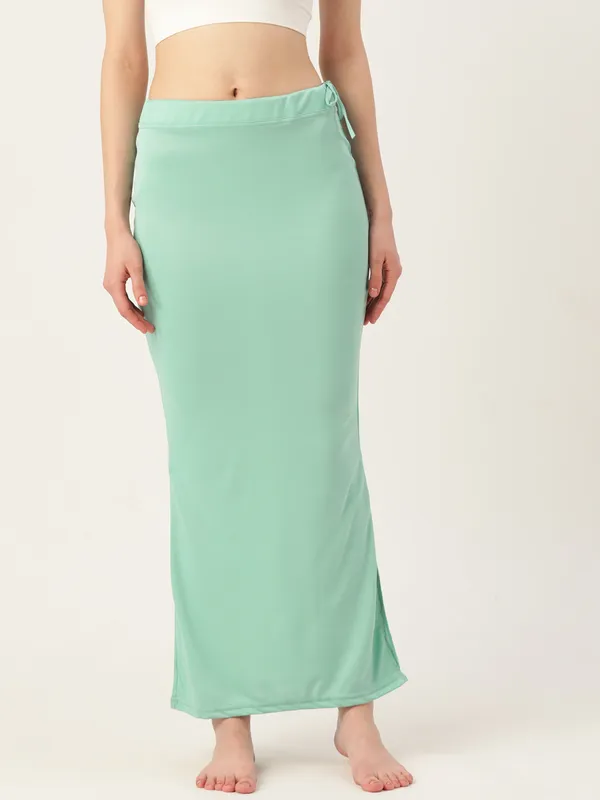 Dusty_Green_Solid_Saree_Shapewear_For_Women