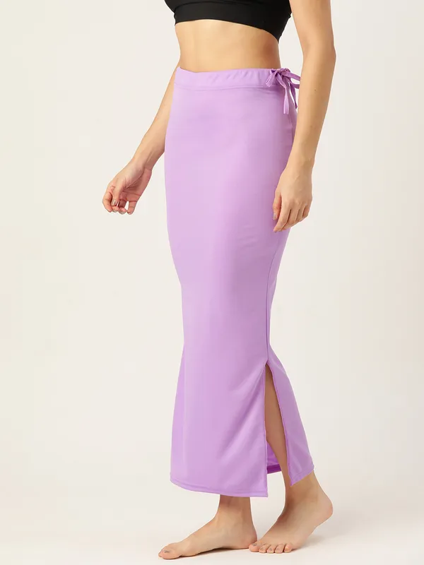 Lavender_Solid_Saree_Shapewear_For_Women
