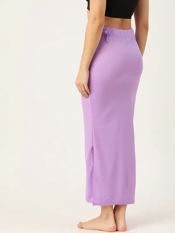 Lavender_Solid_Saree_Shapewear_For_Women