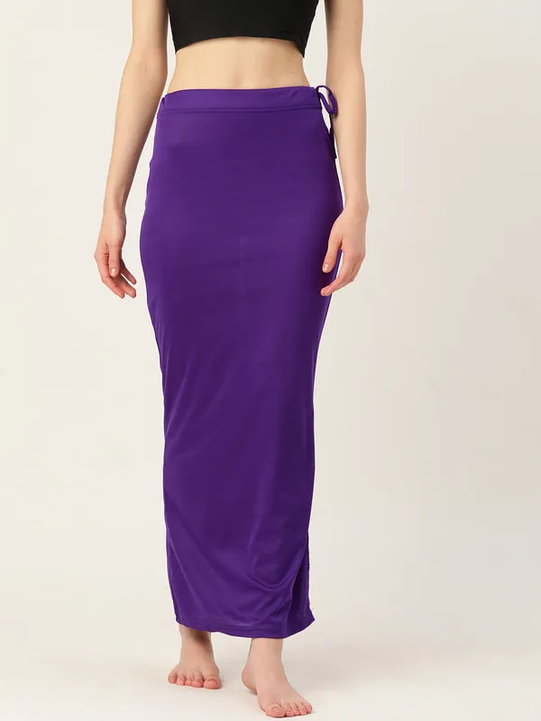 Deep_Violet_Solid_Saree_Shapewear_For_Women