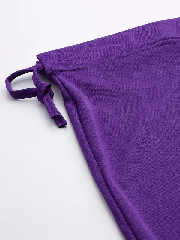 Deep_Violet_Solid_Saree_Shapewear_For_Women