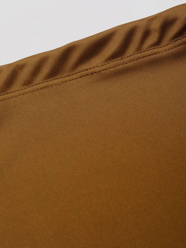 Deep_Brown_Solid_Saree_Shapewear_For_Women