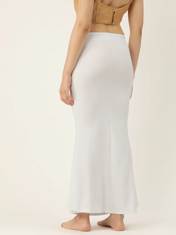 White_Elastane_Saree_Shapewear_For_Women
