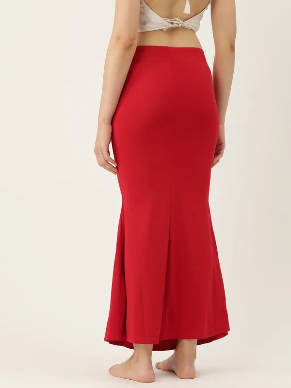 Red_Elastane_Saree_Shapewear_For_Women