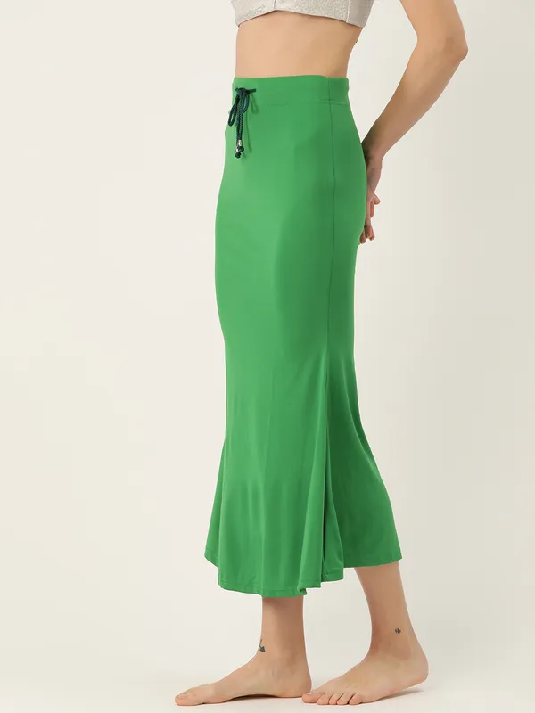 Green_Elastane_Saree_Shapewear_For_Women
