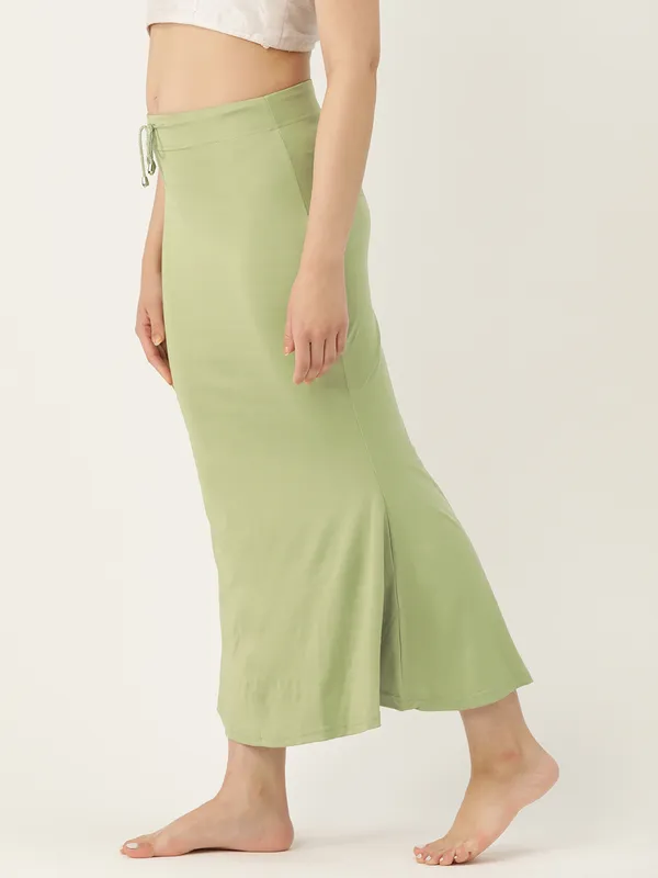 Green_Puff_Elastane_Saree_Shapewear_For_Women