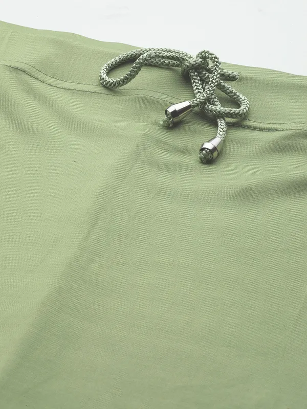 Green_Puff_Elastane_Saree_Shapewear_For_Women