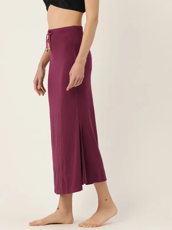 Magenta_Elastane_Saree_Shapewear_For_Women