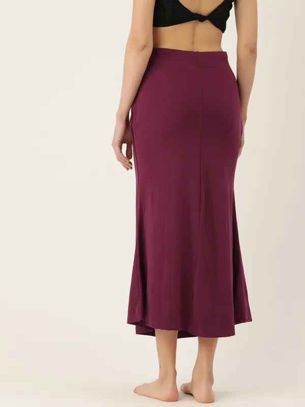 Magenta_Elastane_Saree_Shapewear_For_Women