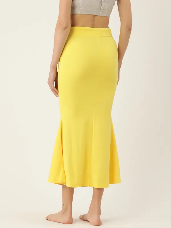 Yellow_Elastane_Saree_Shapewear_For_Women