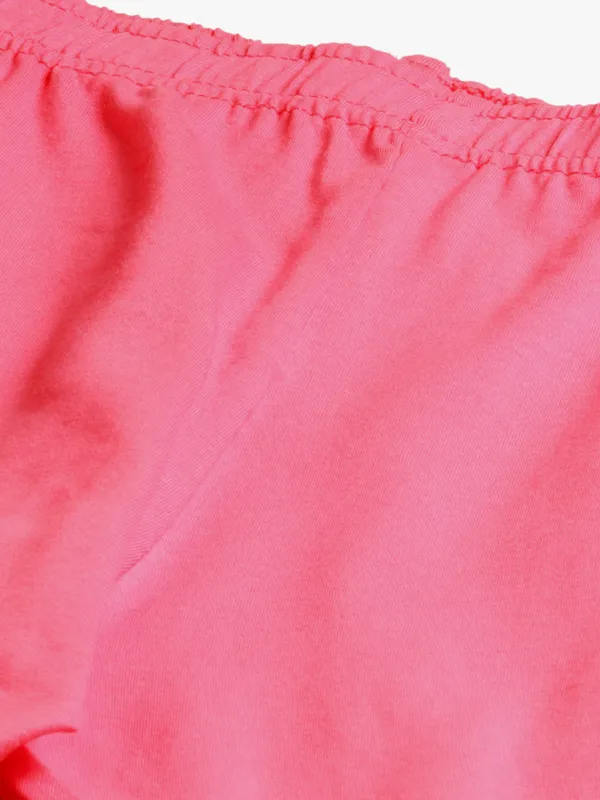 Rose_Pink_Viscose_Rayon_Elasticated_Waistband_Ankle_Length_Leggings_For_Women_&_Girls