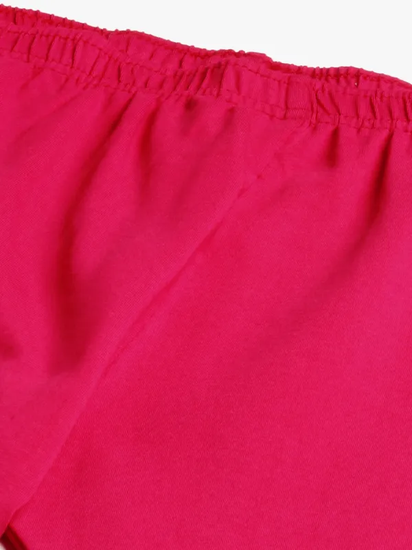 Dark_Pink_Viscose_Rayon_Elasticated_Waistband_Ankle_Length_Leggings_For_Women_&_Girls