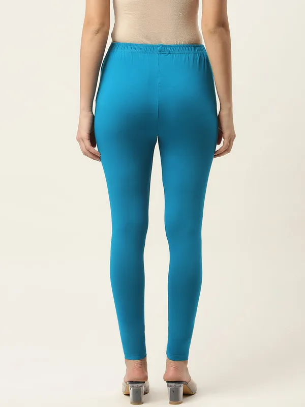 Rama_Green_Viscose_Rayon_Elasticated_Waistband_Ankle_Length_Leggings_For_Women_&_Girls